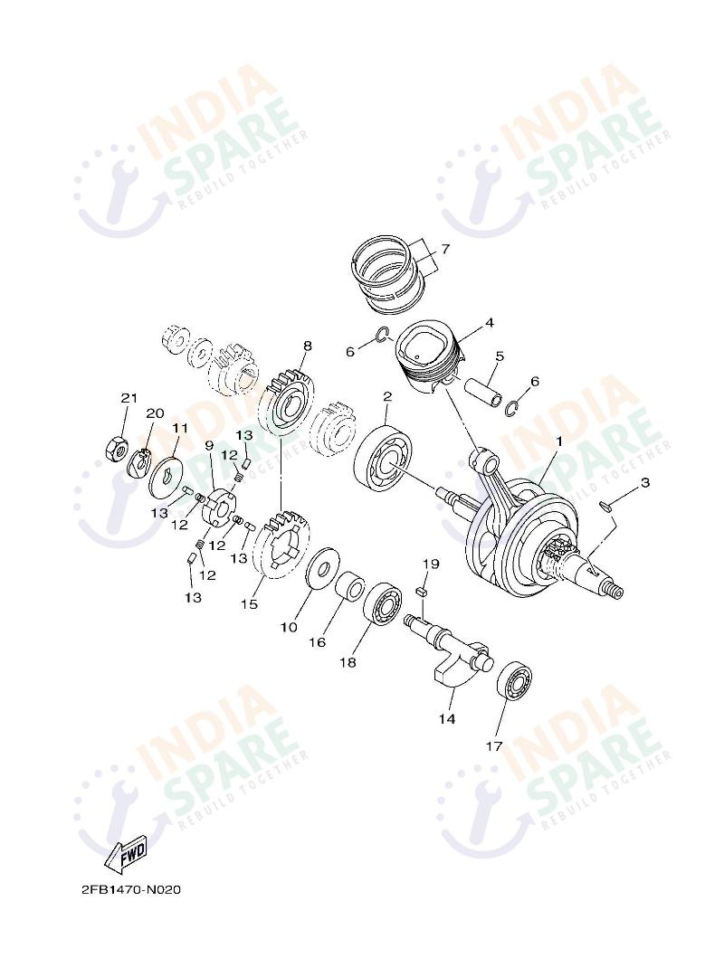 CRANKSHAFT & PISTON